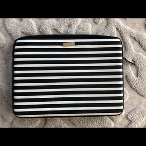 Kate spade striped laptop case
